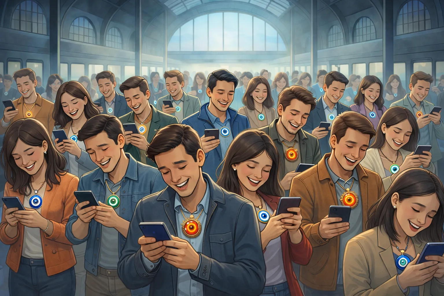 People protected from doom scrolling by EvilEye